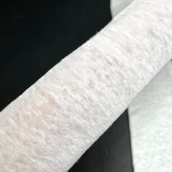 100% Linen Arm Warmers White Sleeves Cover Socks Driving Gloves Holistic Natural - Picture 5 of 5